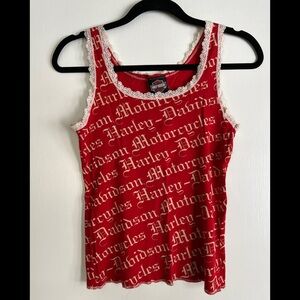 Harley Davidson Lace Tank Top